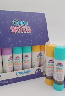 چسب ماتیکی 15 گرم اسکول فنز - (بنفش )