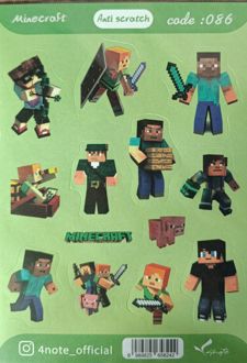 استیکر ضد‌خش انیمیشن 2 کد 85 تا 90 (فورنوت - Minecraft)
