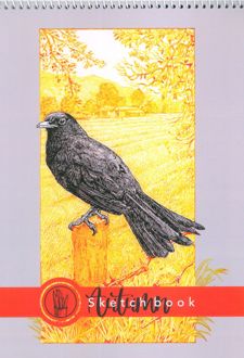 دفتر نقاشی و طراحی 40 برگ (طرح پاییز، کد 1282)، (سیمی)