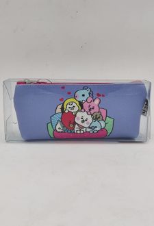 جامدادی تک زیپ طرح دخترانه دوریس (بنفش)