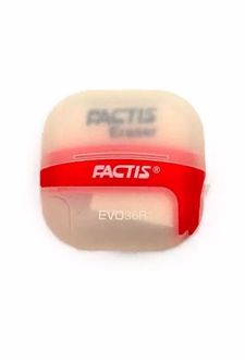 تراش پاک‌کن‌ مخزن‌دار (فکتیس) - سفید قرمز