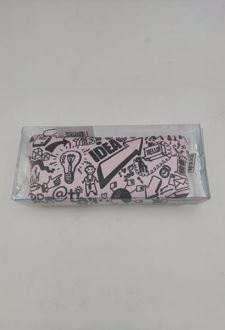 جامدادی تک زیپ طرح فرمول دوریس (صورتی idea )