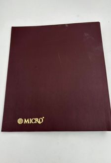 کلاسور 2 حلقه A4 میکرو (قهوه ای)