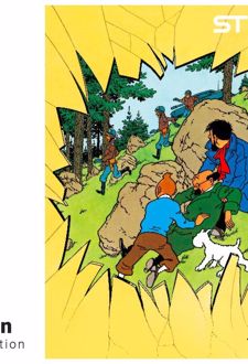 پازل شیشه‌ای استینو 1000 تکه طرح تن تن (کد 19108)