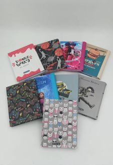 دفتر یادداشت 100 برگ جلدسخت 15*11 سیم ازبغل میکرو (فروزن)