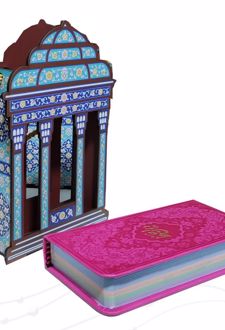 دیوان حافظ (پالتویی، چرم با ساک طرح مقبره)