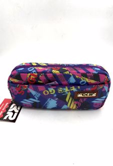 جامدادی اسپرت سه‌زیپ (تک کار) - بنفش