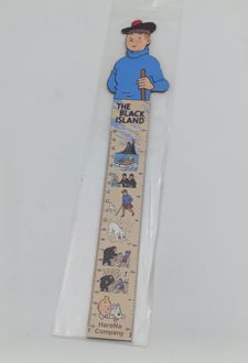 خط‌کش تن‌تن (هارنا) تن‌تن آبی‌پوش