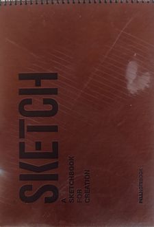 دفتر اسکچ A4 جلد ترمو SketchBook (پیل) قهوه‌ای