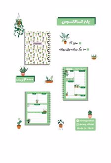 پلنر روزانه کاکتوس A6 (کد101445)