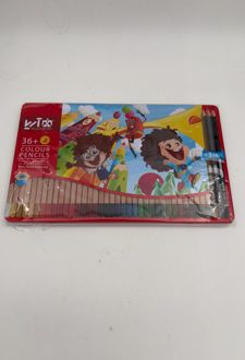 مدادرنگی 3+36 رنگ جعبه فلزی آریا