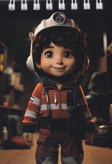 دفتر یادداشت جیبی بچه‌های ایران (هدهد) - آتش‌نشان