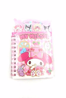 دفترچه استیکری سیمی (فانتزی) - کرومی صورتی