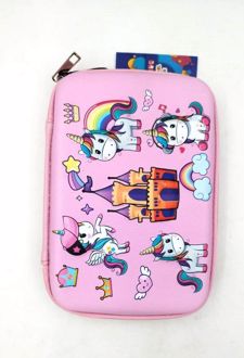 جامدادی تبلتی سیلیکونی بزرگ (عرش) - یونیکون صورتی
