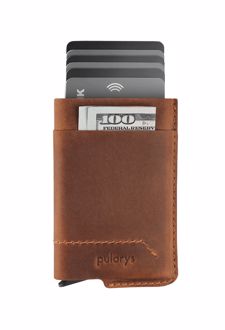 جاکارتی چرم هانتر GOBI wallet (پولاریس) - شتری