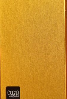 دفتر‌یادداشت 20*12 پارچه‌ای (کیوی نوت) زرد