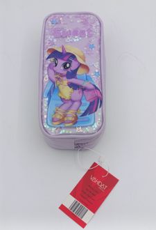 جامدادی تک‌زیپ یونیکورن پولکی وحدت (اس اف) - (بنفش )