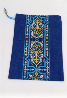 کاور کتاب مخملی سایز 23*6 (انار چاپ) طرح کاشی