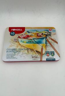 مدادرنگی 48 رنگ creative جعبه فلزی (فونزل)