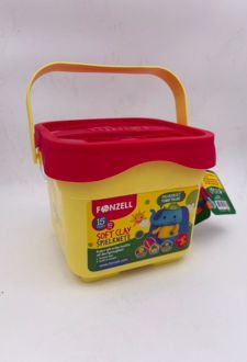 خمیربازی سطلی 15 رنگ سری شخصیت‌ها (فونزل)