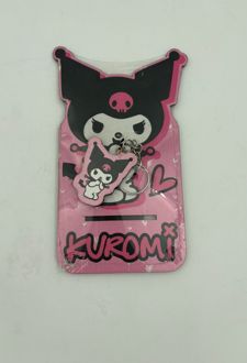 استند موبایل و جاسوئیچی (دکمه) - کروم صورتی