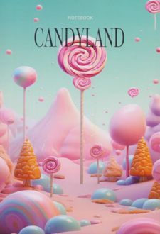 دفتر یادداشت خط دار Candyland (همیشه)