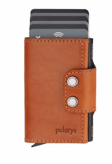 جاکارتی چرم نمد DOPPIO wallet (پولاریس) - شتری