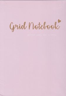 دفتر 100 برگ شطرنجی A5 ته دوخت سری کیوت پالت (صورتی)