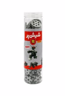 بسته اسباب بازی ساختنی شیش پر:لیبل قرمز