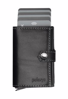 جاکارتی چرم نمد HIKER wallet (پولاریس) - مشکی