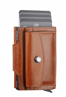 جاکارتی چرم نمد DOPPIO Max wallet (پولاریس) - شتری