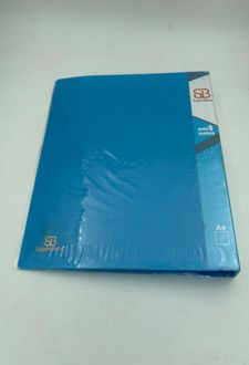 کلاسور 2 حلقه A4 الوان سوپربایند (آبی روشن)