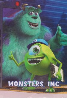 دفتر یادداشت 100 برگ A4 رقعی جلدسخت سری دیزنی (دموت) کارخانه هیولاها