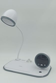 چراغ مطالعه - ساعت و شارژر وایرلس (یالونگ)