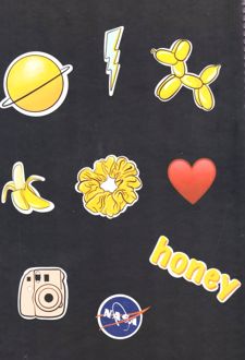 دفتر 150 برگ رحلی سیمی جلد‌سخت موضوعی (پودل) honey