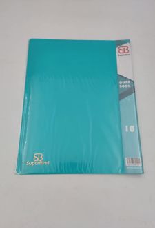 کلربوک 10 برگ A4 سوپربایند (سبزآبی)