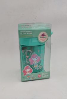 لیوان نی دار همزن دار 500 میل اسکول فنز - (سبز)