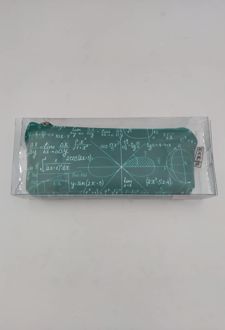 جامدادی تک زیپ طرح فرمول دوریس (سبز هندسی)