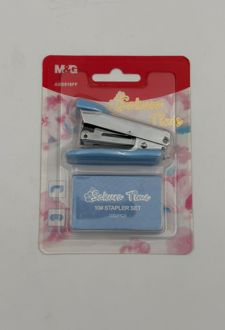 منگنه کوچک پاستلی به همراه سوزن آبی (MG)