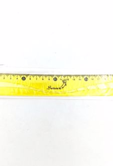 خط‌کش 20 سانت ژله‌ای (صریر) - زرد