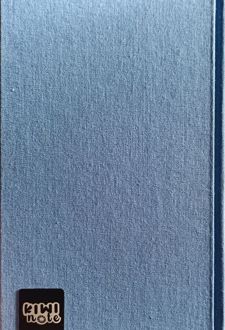 دفتر‌یادداشت 20*12 پارچه‌ای (کیوی نوت) آبی‌روشن