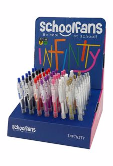 روان نویس فشاری گریپ دار اینفینیتی 0/7 اسکول فنز - (سفید)