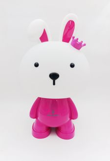 چراغ‌خواب فانتزی هولوپو خرگوش کفش - (سرخابی)