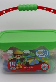 خمیرسطلی بزرگ آریا 14 رنگ
