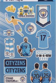 استیکر 13 تکه فانکیز منچستر سیتی (لانگو)