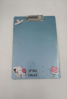 تخته شاسی A4 فانتزی (دکمه) - آبی