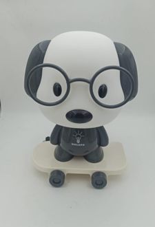 چراغ خواب فانتزی هولوپو سگ اسکیت - (طوسی)