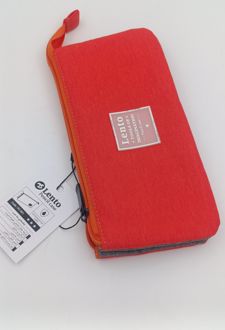 جا‌مدادی پارچه‌ای ملانژ 3 لت (لنتو) نارنجی