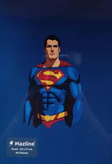 دفتر 40 برگ ته‌چسب (مازلاین) - طرح سوپرمن