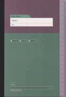 دفتر 48 برگ بی خط سری پراجکت (پیل) سبز